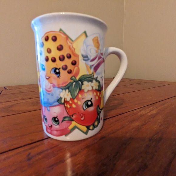 Shopkins Colorful Coffee Mug Cup Moose Enterprises 2016 Frankford Candy - Picture 1 of 9